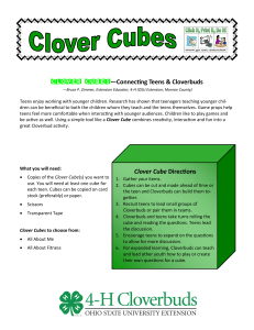 Clover-Cubes