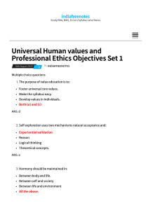indiafreenotes-com-universal-human-values-and-professional-ethics-objectives-set