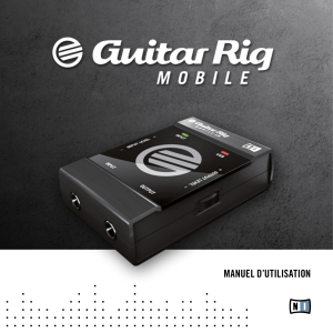 Guitar Rig Mobile IO Manual French