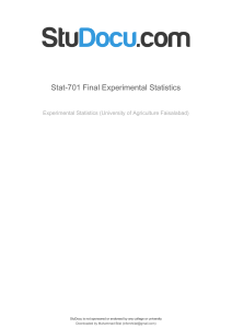 stat-701-final-experimental-statistics 01