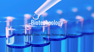 biotechnology - group 1