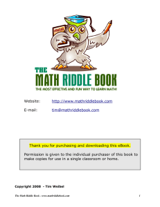 full-math-riddle-book