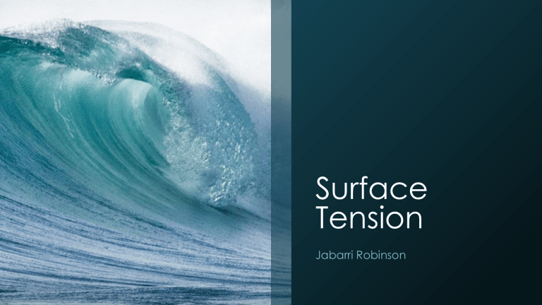 surface-tension