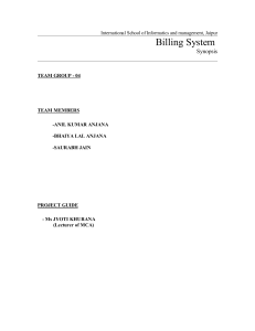billing system