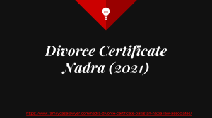 Let Know Legal Process Of Divorce Certificate in Pakistan (2021) 