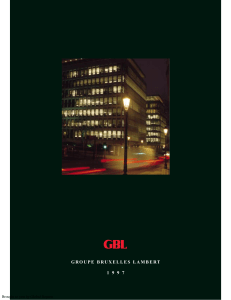 GBL Annual Report 1997
