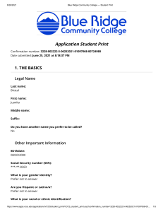 1Blue Ridge Community College — Student Print
