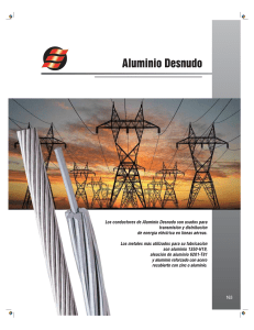 datasheet cables aluminio