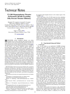 VX-200 Magnetoplasma Thruster Performance Results Exceeding Fifty-Percent Thruster Efficiency