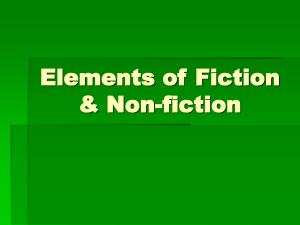 1a. Elements of Fiction Non-fiction
