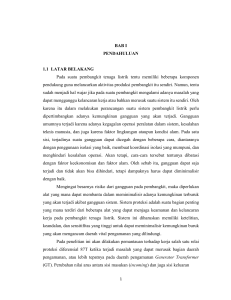 Analisis Relai Diferensial 87T pada Pembangkit Listrik