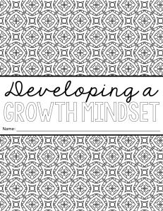 3 growth mindset portfolio for teens