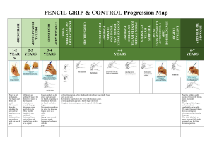 PENCIL GRIP PROGRESSION MAP
