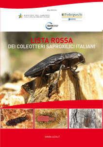 Comitato IUCN Lista Rossa dei coleotteri saproxilici italiani 2014