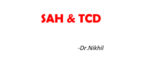 SAH & TCD