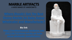 Where Should I Get The Best Divine Marble Sai Baba Statue Wholesaler and Manufacturer