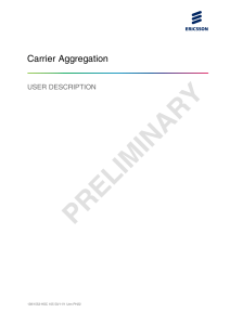 Carrier Aggregation