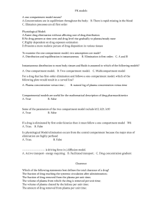 Pharmacokinetics 1