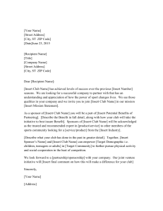 Business Partnership Proposal Letter in PDF