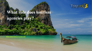 What role does tourism agencies play