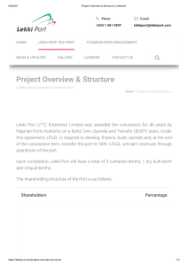 Project Overview & Structure   Lekkiport