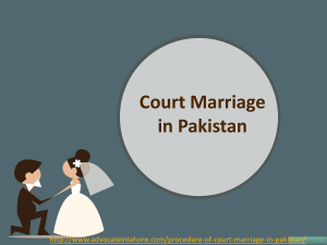 Get Legal Guide On Procedure of Court Marriage in Pakistan (2021)