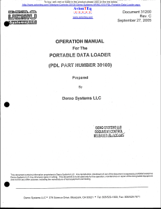 Demo-Systems-PDL-30100-manual-Rev-C