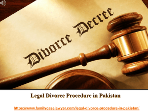 Get Consultanct For Easy Divorce Procedure in Pakistan (2021) - Nazia Law Associate