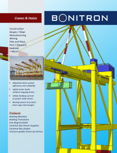 Crane&Hoist dynamic braking