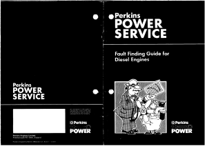 Perkins Engine Fault Finding Guide