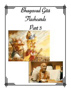 Bhagavad Gita Flashcards - Part-03