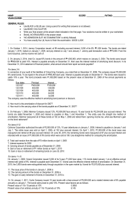 Intermediate Accounting 3 Exam: Bond Valuation & Accounting