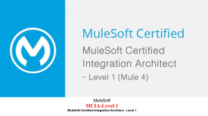 MuleSoft MCIA-Level-1 Exam Dumps