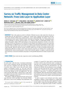 Survey on Traffic Management in Data Center Network: From Link Layer to Application Layer