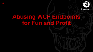 abusing wcf endpoints