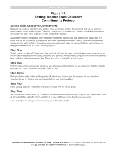 Collective Commitments Protocol