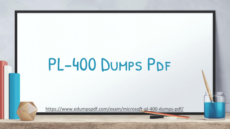 Upgrade PL-400 Dumps