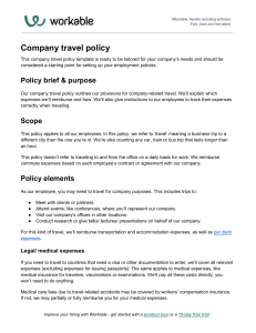 travel policy evaluation