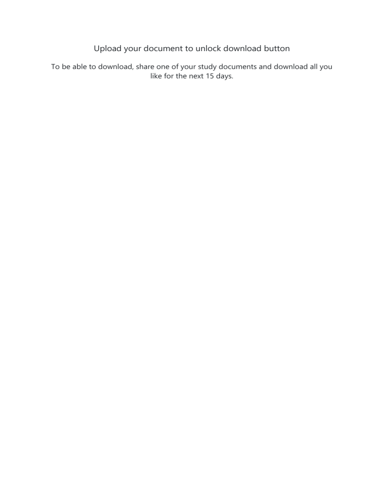 Upload Your Document To Unlock Download Button