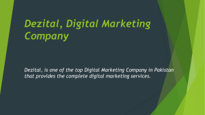 Dezital, Digital Marketing Company in Pakistan - Ecommerce Development