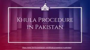 Get Know Khula Procedure in Pakistan (2021) With Guide 