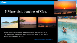 5 Must visit beaches of Goa.