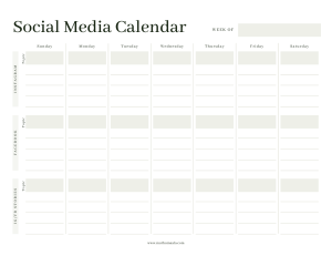 Minimal Weekly Social Media Calendar - US Letter (2)