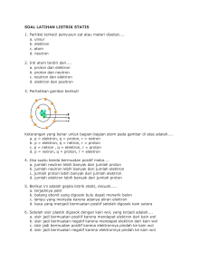 soal latihan listrik statis