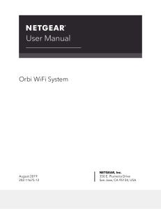 Netgear Orbi WiFi System 