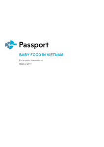 Baby Food Market in Vietnam: Trends & Forecasts