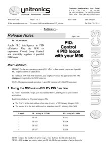 PID help-M90