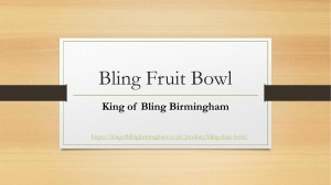 Now Get Newest Bling Fruit Bowl in Birmingham (2021)
