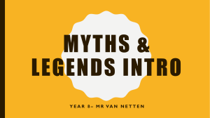 Myths & Legends intro