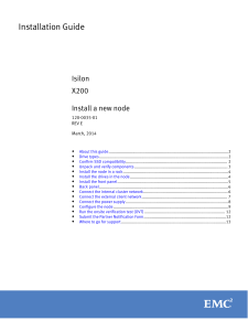 EMC-Isilon-X200-Installation-Guide
